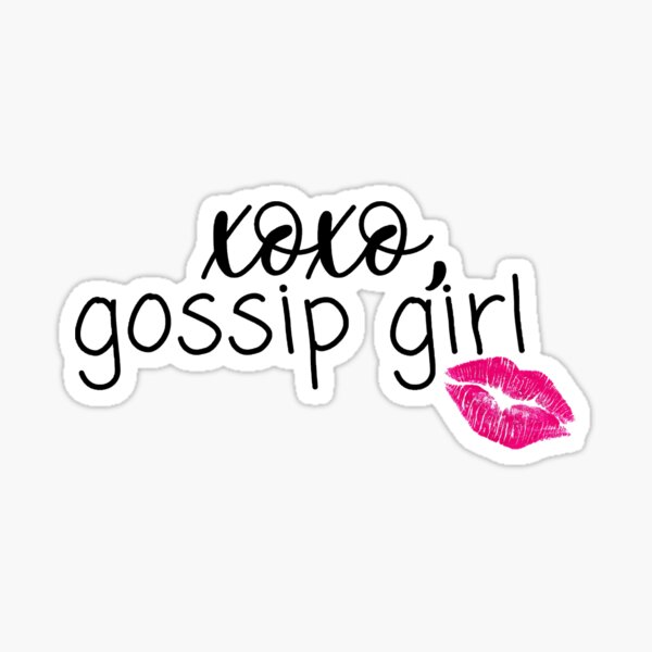 xoxo, gossip girl Sticker