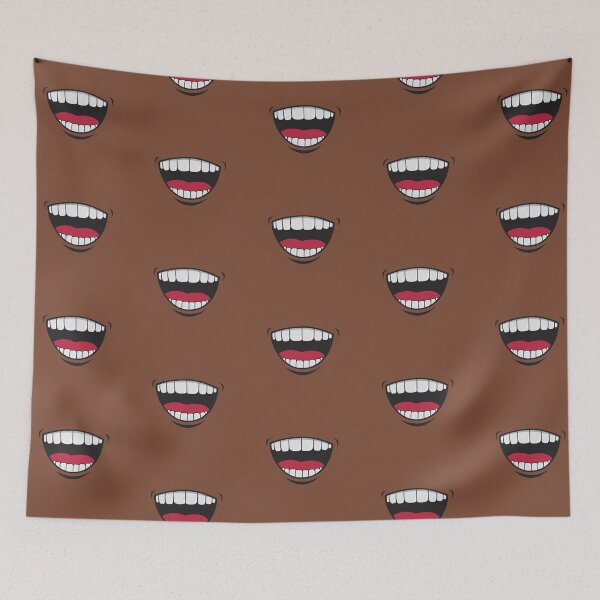 Item preview, Happy AH Big Open Mouth - Dark Skin Complexion (Other complexions available!) designed and sold by teeworthy.