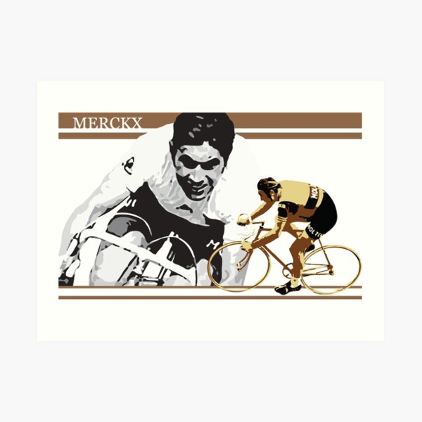 Vintage cycling team print Eddy Merckx Molteni