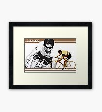 vintage poster EDDY MERCKX: the cannibal Framed Print
