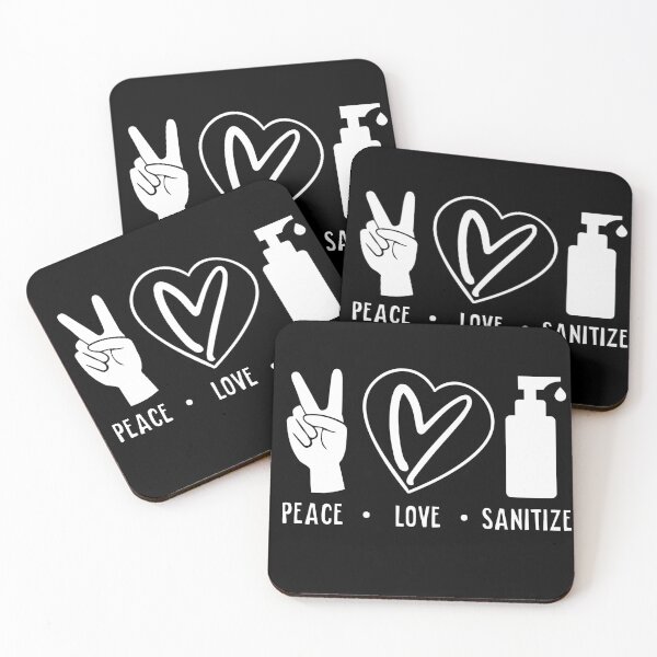 Item preview, Peace Love Sanitize designed and sold by Trio's Stuff.