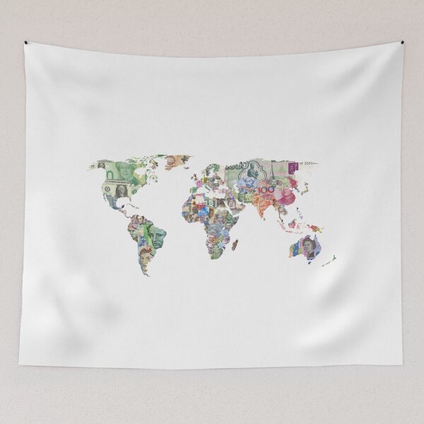 Item preview, world currency map designed and sold by tony4urban.