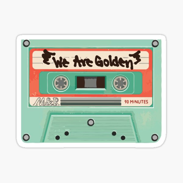 Nous sommes une cassette d'or Sticker
