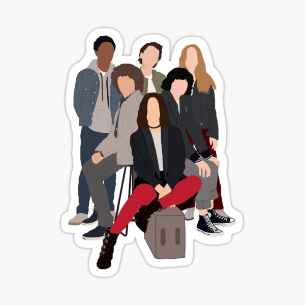 Stranger Things Cast Stickers | Redbubble