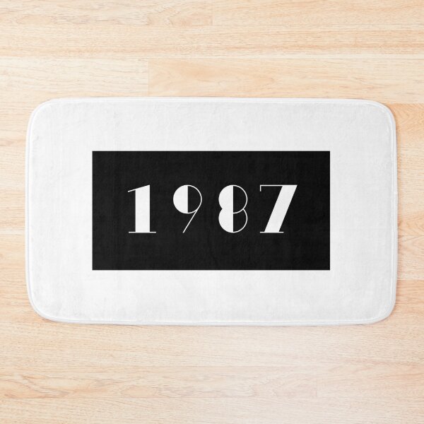 Item preview, Born in 1987 Vintage Text Numbers Birthday Birthdate  designed and sold by Birthdates.