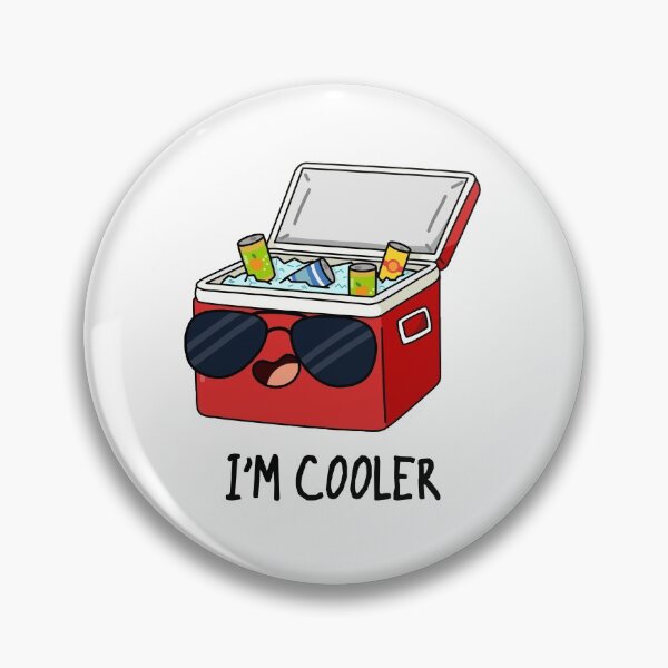 Item preview, I'm Cooler Funny Ice Box Puns  designed and sold by punnybone.