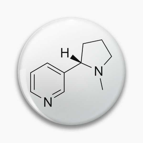 Aperçu de l'œuvre formule chimique de la nicotine créée et vendue par tony4urban.