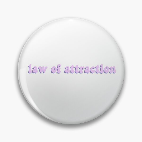 Item preview, law of attraction sticker pink and purple designed and sold by chachels.