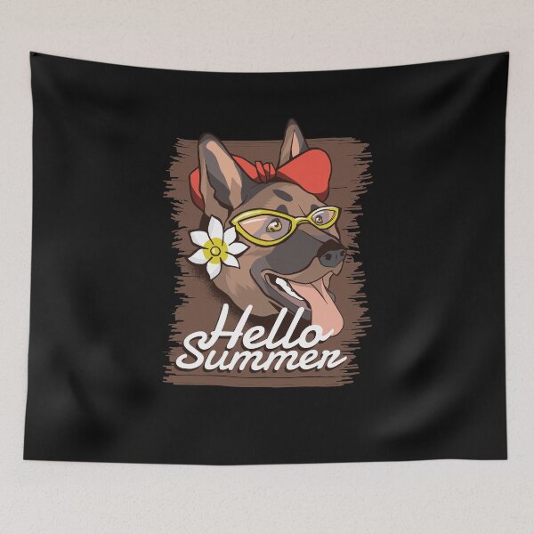 Item preview, German shepherd, dog, summer designed and sold by DerSenat.