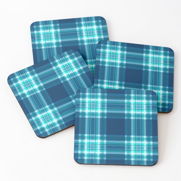 Item preview, Aqua Blue Tartan Pattern #3 designed and sold by webgrrl.