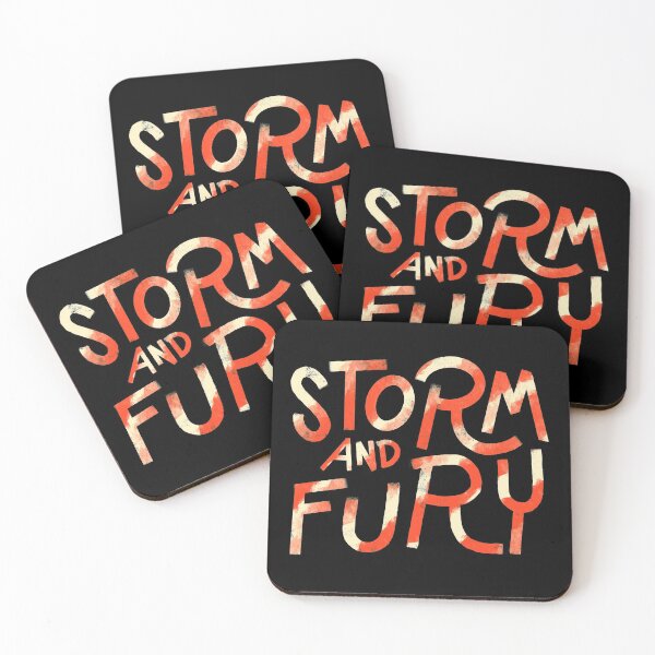 Item preview, Storm and Fury Salem Witches Typography Design (Red) designed and sold by ShipperDesigns.