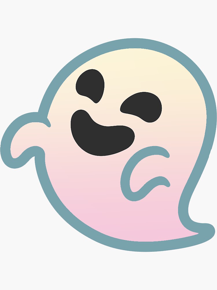Gradiente Android Ghost Emoji de baiiley