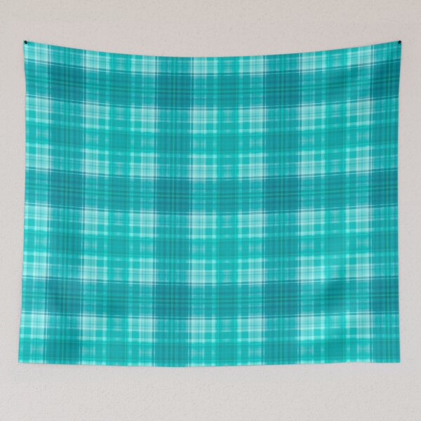 Item preview, Aqua Blue Tartan Pattern #2 designed and sold by webgrrl.