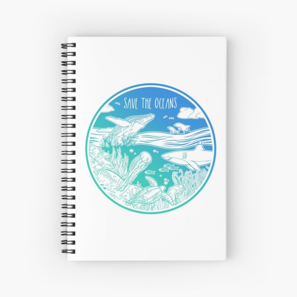 Save the Oceans! Spiral Notebook