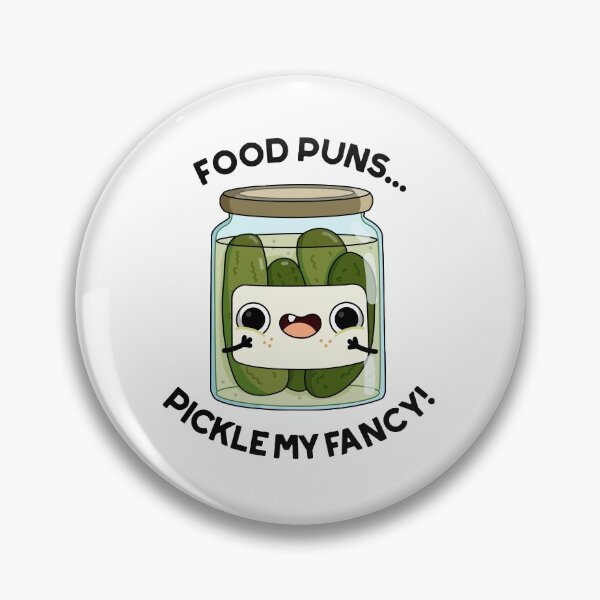 Item preview, Food Puns Pickle My Fancy Funny Food Puns  designed and sold by punnybone.