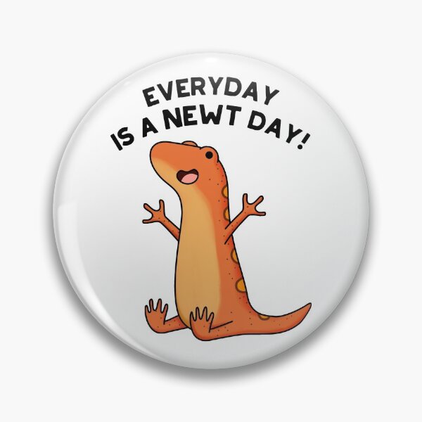 Item preview, Everyday's A Newt Day Funny Salamander Puns  designed and sold by punnybone.