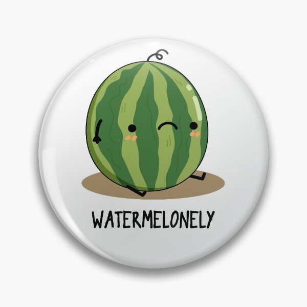 Artikelvorschau, Waterme-lonely Watermelon Lustige Fruchtwortspiele entworfen und verkauft von punnybone.