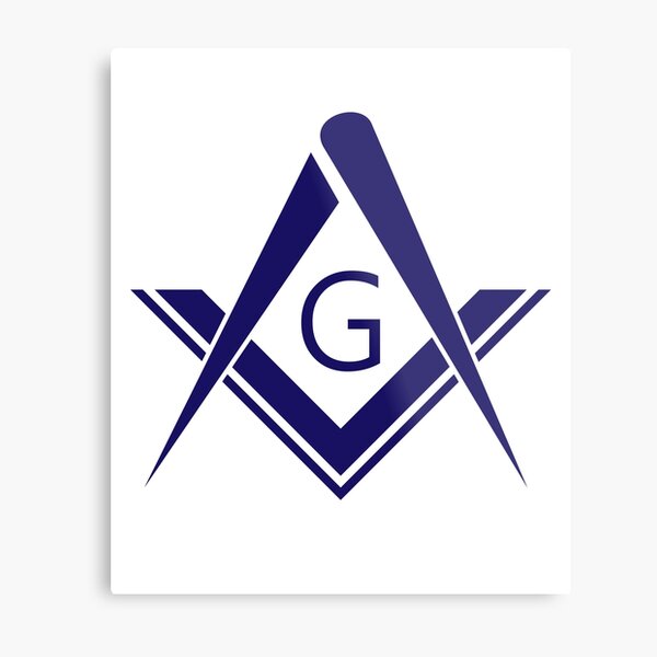freemason symbol Metal Print