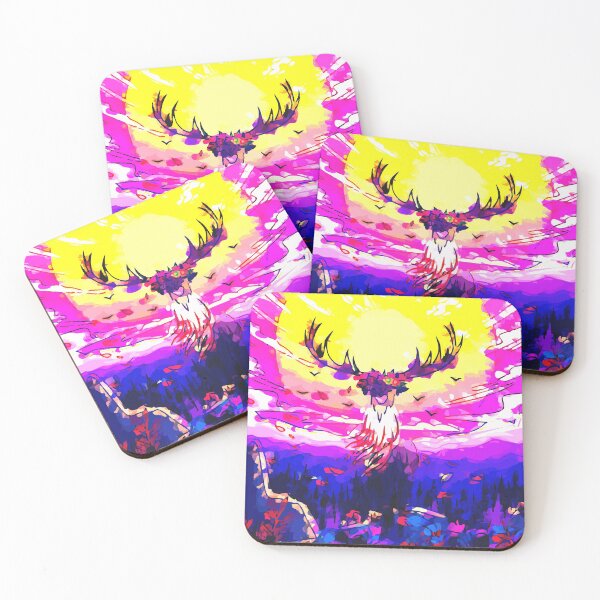 Item preview, Abstract Deer in the sun designed and sold by AdiDsgn.