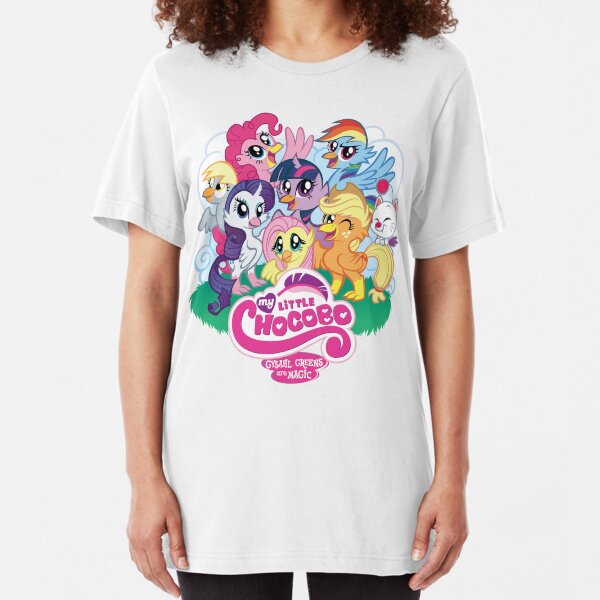 My Little Chocobo Slim Fit T-Shirt