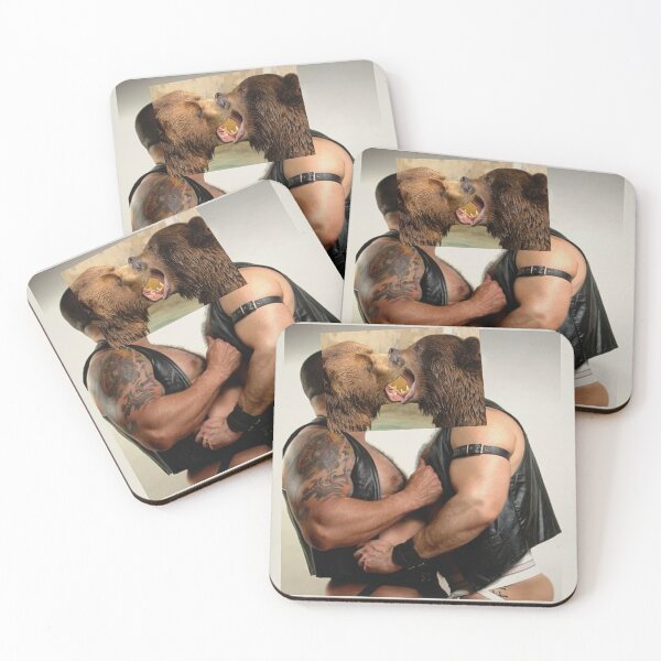 Item preview, BEAR COUPLE - repurposed, up-cycled photo collage designed and sold by MikesArtChi.