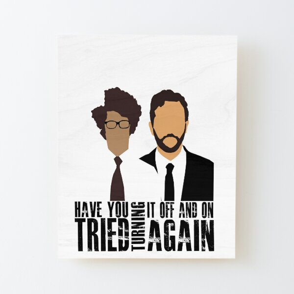 IT Crowd  Wood Mounted Print