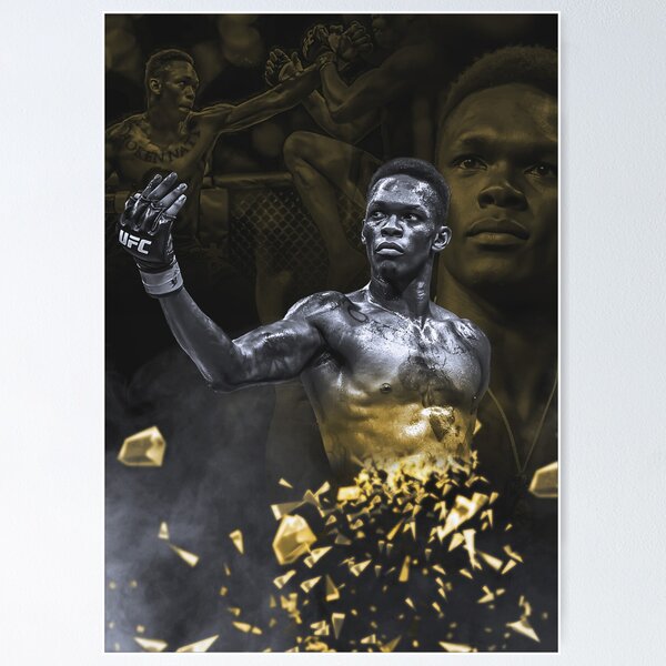 Item preview, Israel Adesanya - GOLD designed and sold by Combat Design.