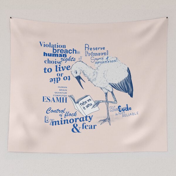 Item preview, Breaking news Stork. designed and sold by Ruta.