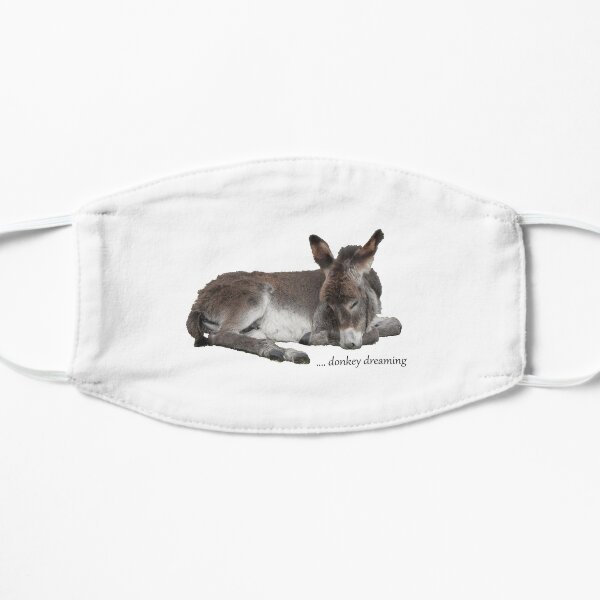 Cute Donkey Foal Dreaming Mask