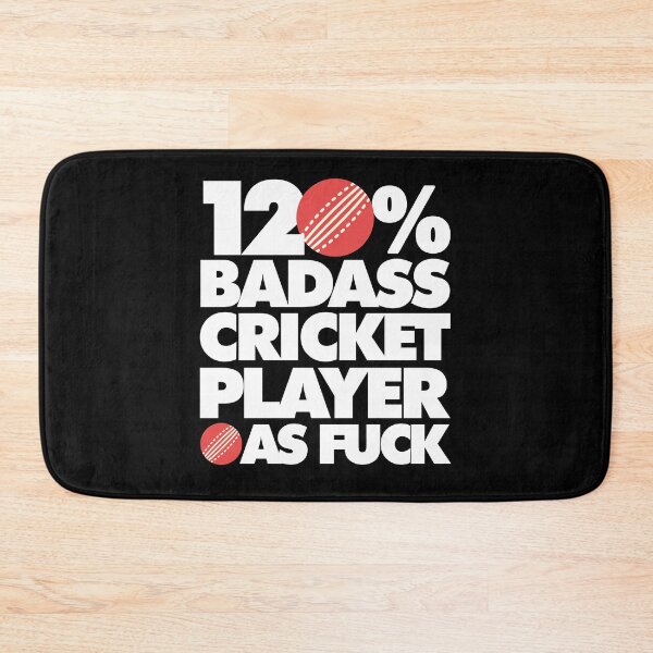 Item preview, 120% Badass Cricket Player AF Funny  designed and sold by elhefe.