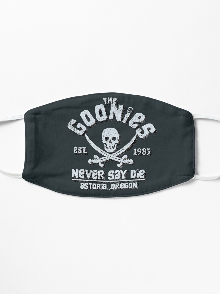 Alternate view of Goonies Never Say Die Distressed Vintage Retro 80s Mask Mask