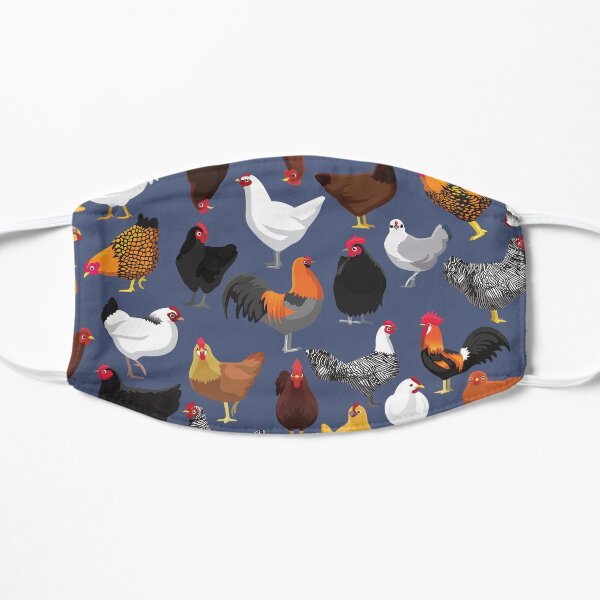 Chickens Flat Mask