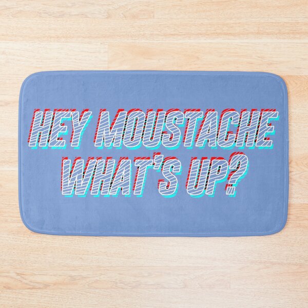Item preview, Hey Moustache, What's Up designed and sold by Ste Lowery.