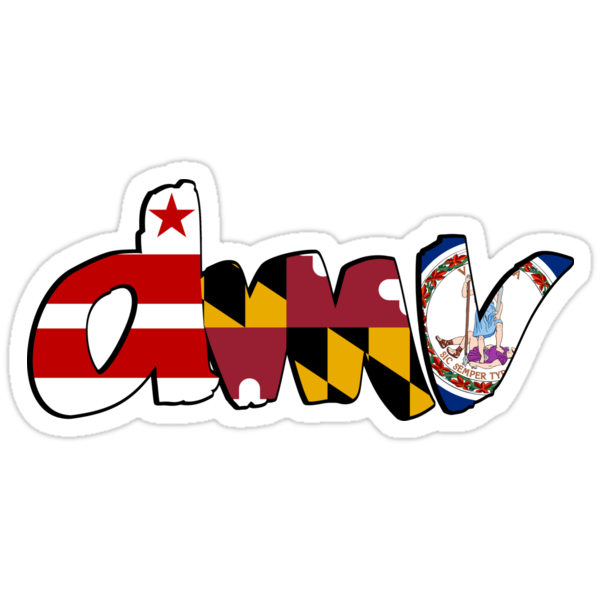 "dmv" Stickers by kmtnewsman Redbubble