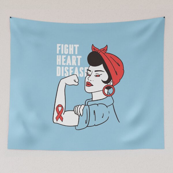 Item preview, Fight heart disease designed and sold by Vanditdesigns.
