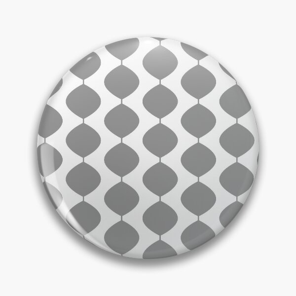 Item preview, Mid Century Modern Retro 60s Waves Pattern  (50% Grey) designed and sold by Makanahele.