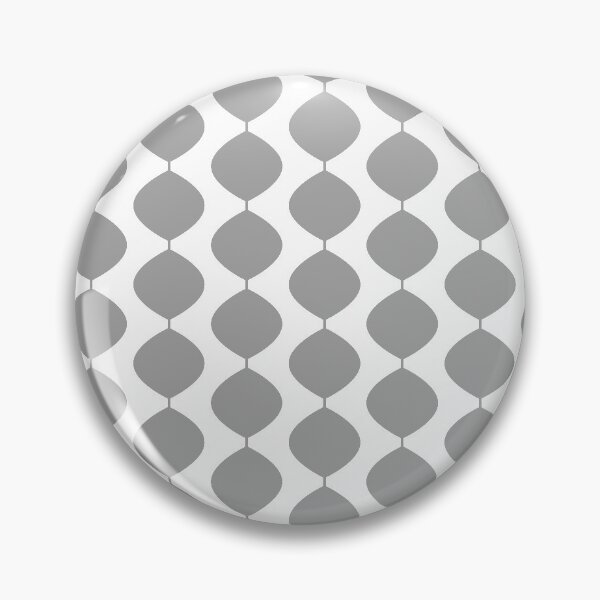 Item preview, Mid Century Modern Retro 60s Waves Pattern  (45% Grey) designed and sold by Makanahele.