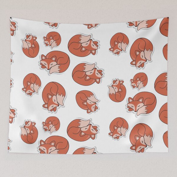 Item preview, Cute Fox Pattern designed and sold by QCuLT.