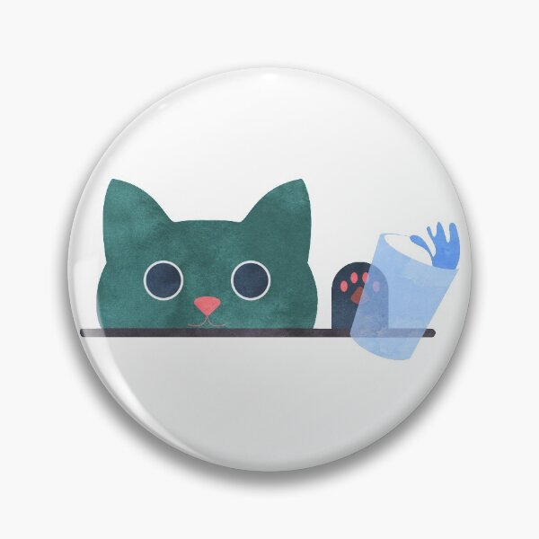 Item preview, Peeking cat glass designed and sold by BoreeDome.