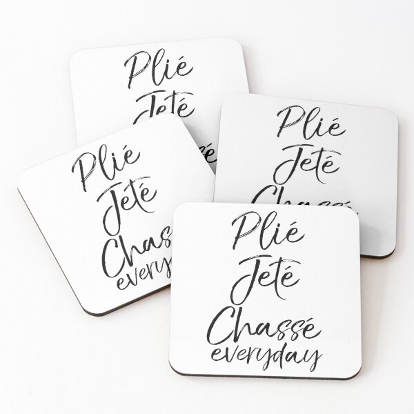 Item preview, Plié Jeté Chassé Everyday Dancing Quote designed and sold by TNDesignStudio.