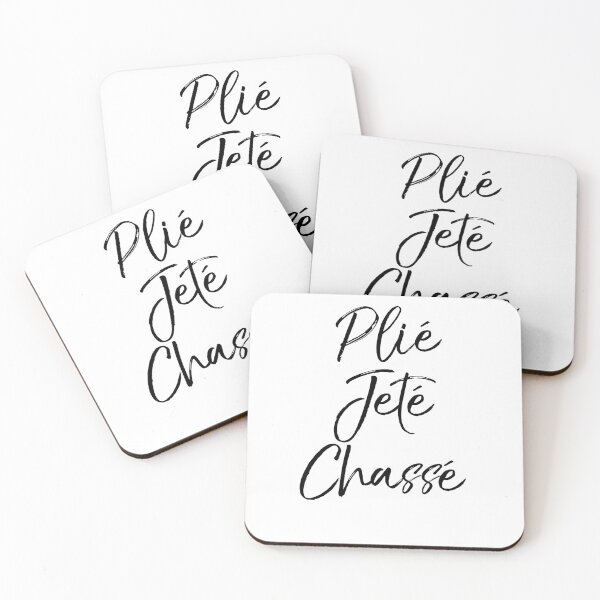 Item preview, Plié Jeté Chassé Dancing Quote designed and sold by TNDesignStudio.