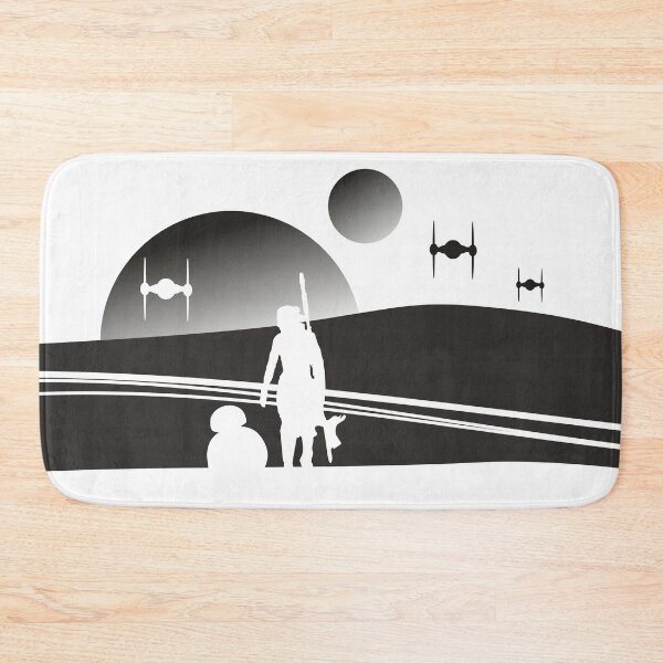 Aperçu de l'œuvre TATOOINE SUNSET NOIR créée et vendue par yellowmadcat.