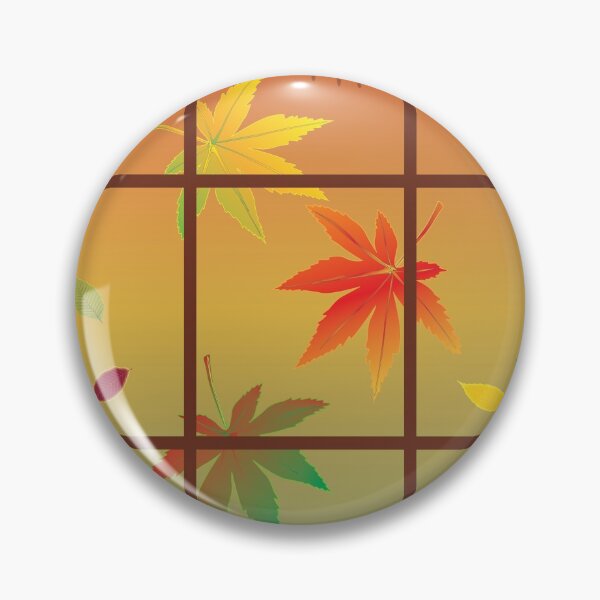 Item preview, Falling Leaves on Window Pane designed and sold by QueenieLamb.