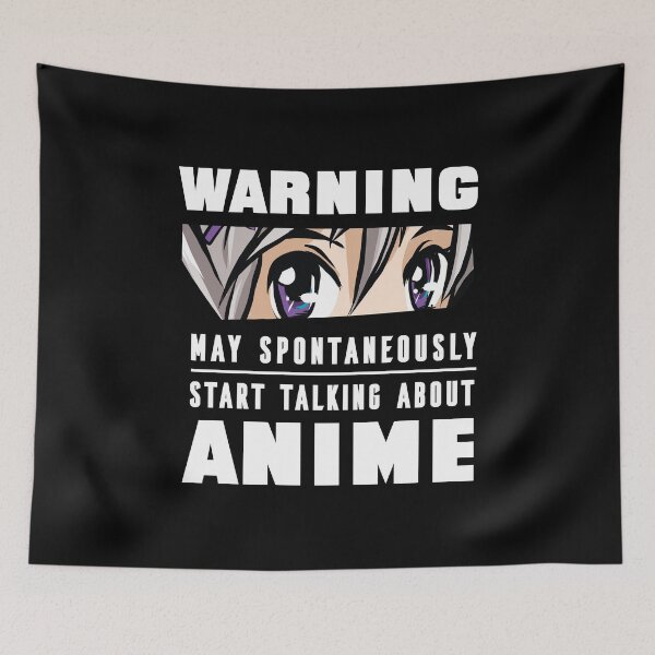 Item preview, Anime warning designed and sold by Vanditdesigns.