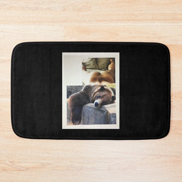 Item preview, RELAXING BEAR - repurposed, up-cycled photo collage designed and sold by MikesArtChi.