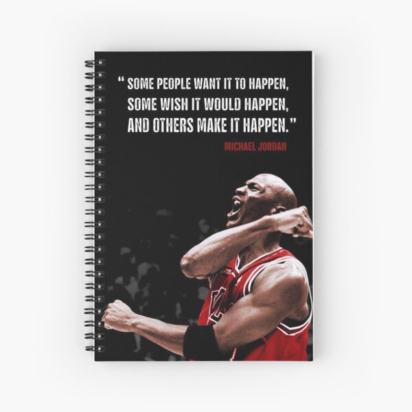 Make it Happen - Michael Jordan Spiral Notebook