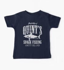 Quints Shark Fishing Amity Island Baby Tee