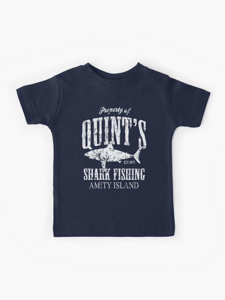 Quints Shark Fishing Amity Island | Kids T-Shirt