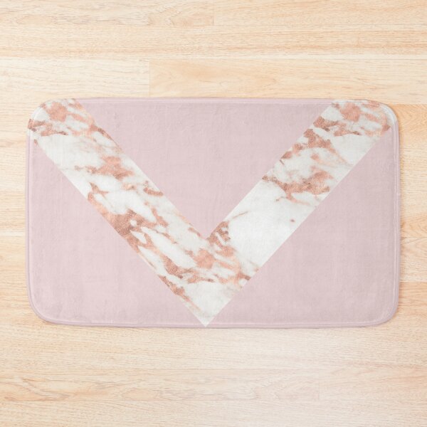 Item preview, Queen pink - rose gold chevron designed and sold by marbleco.