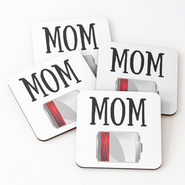 Item preview, Low Battery Mom designed and sold by CatMonkStudios.